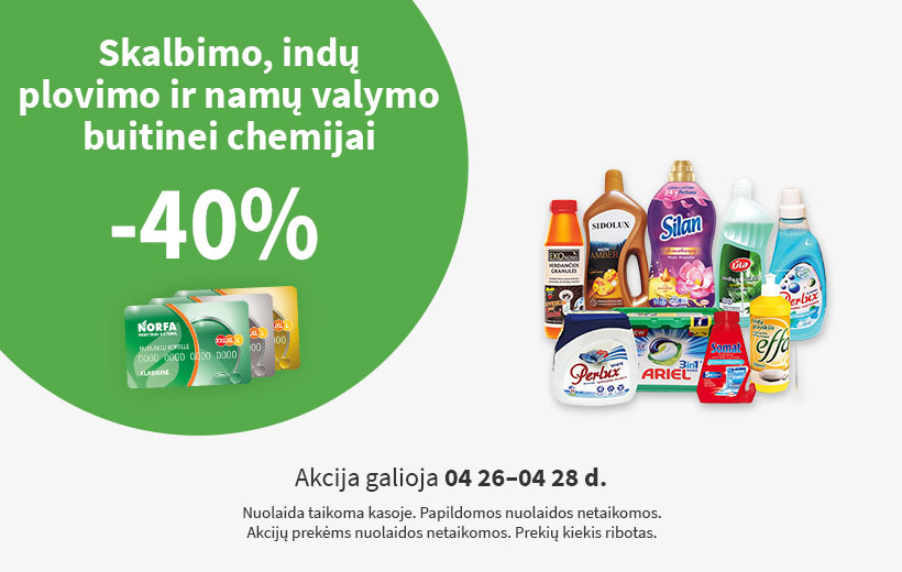 NORFA SAVAITGALIO Akcijos Baland io 26 28 D 